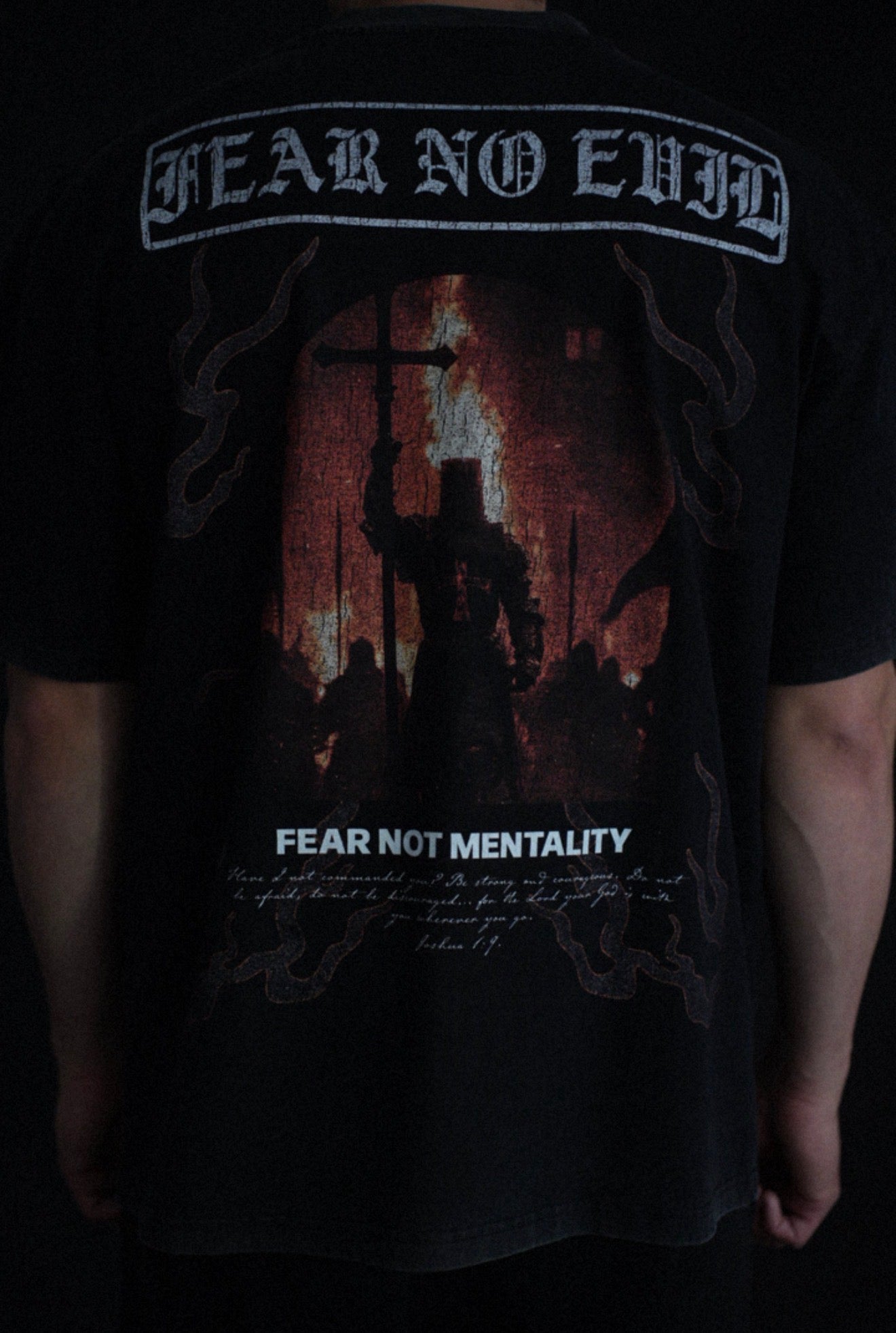 Fear No Flame “Premium” Tee - Fade Black