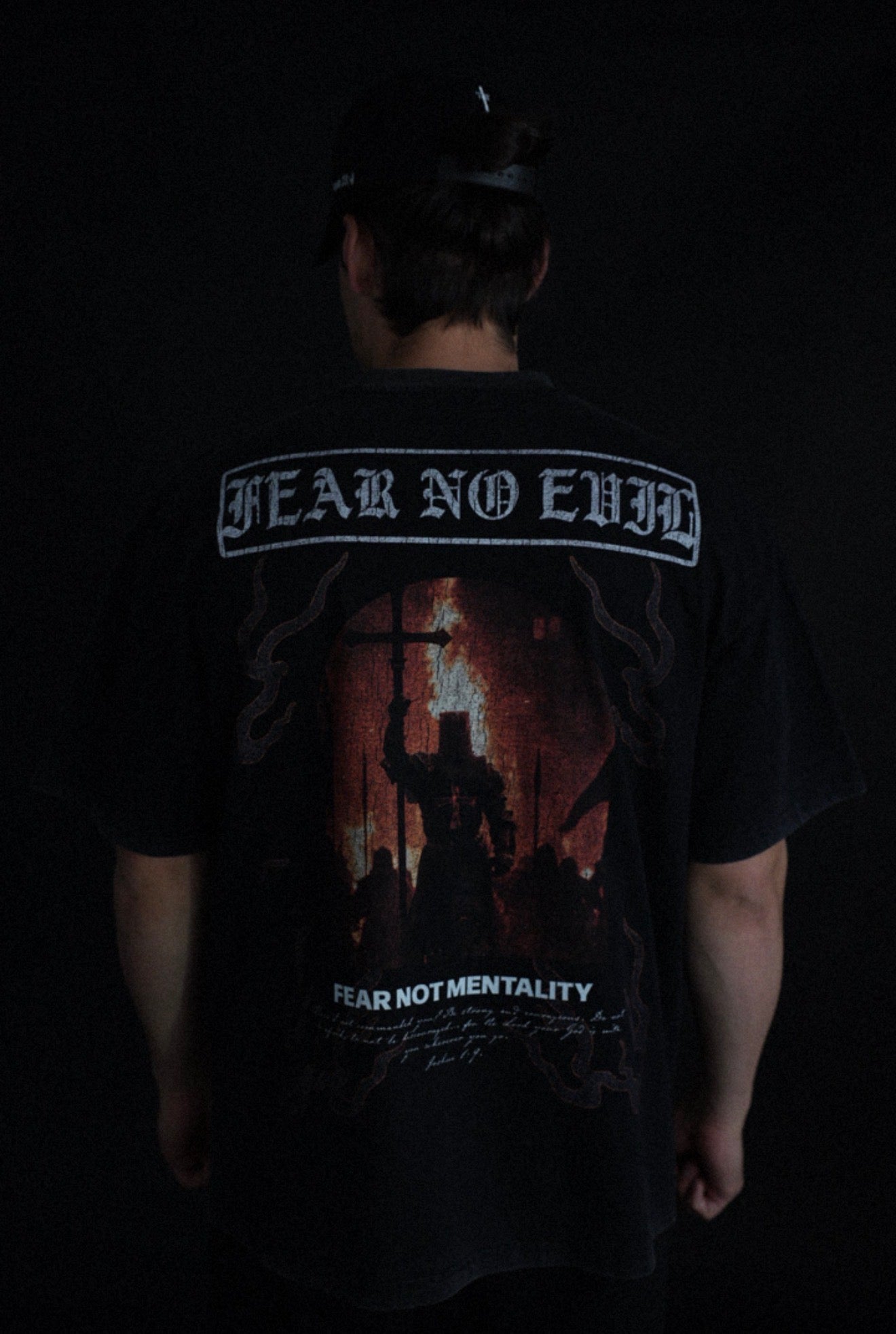 Fear No Flame “Premium” Tee - Fade Black