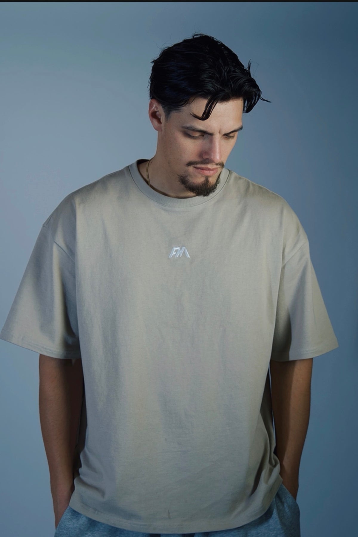 Performance “Oversized” Tee - Stone Beige