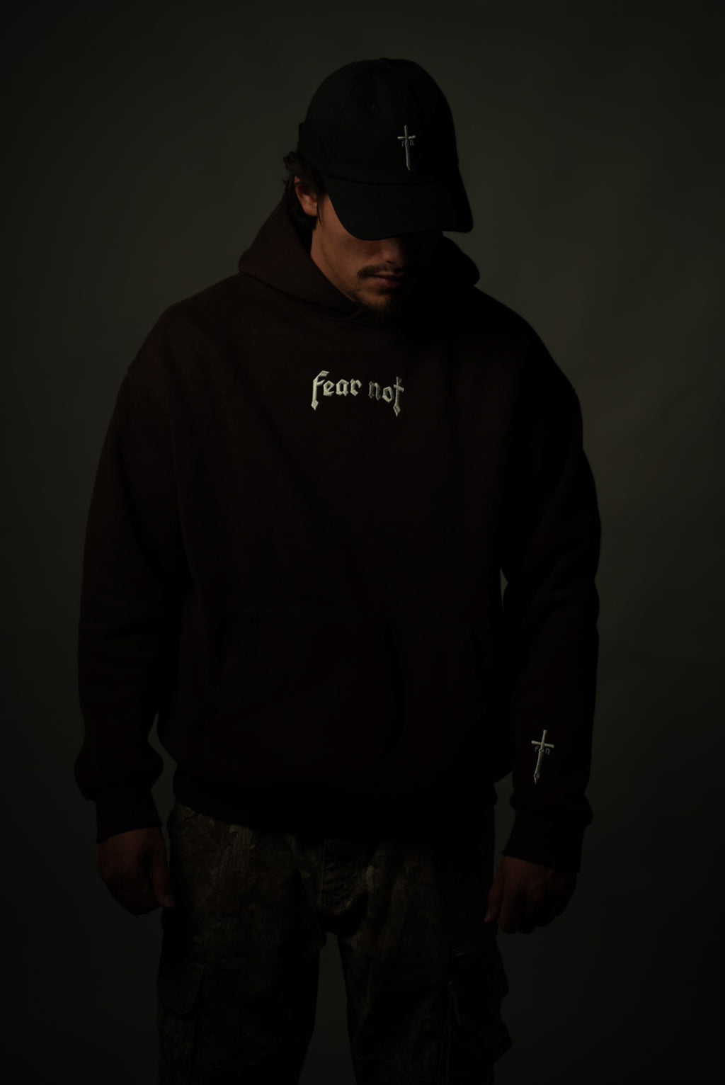 Fear Not Originals Hoodie - Dark Brown