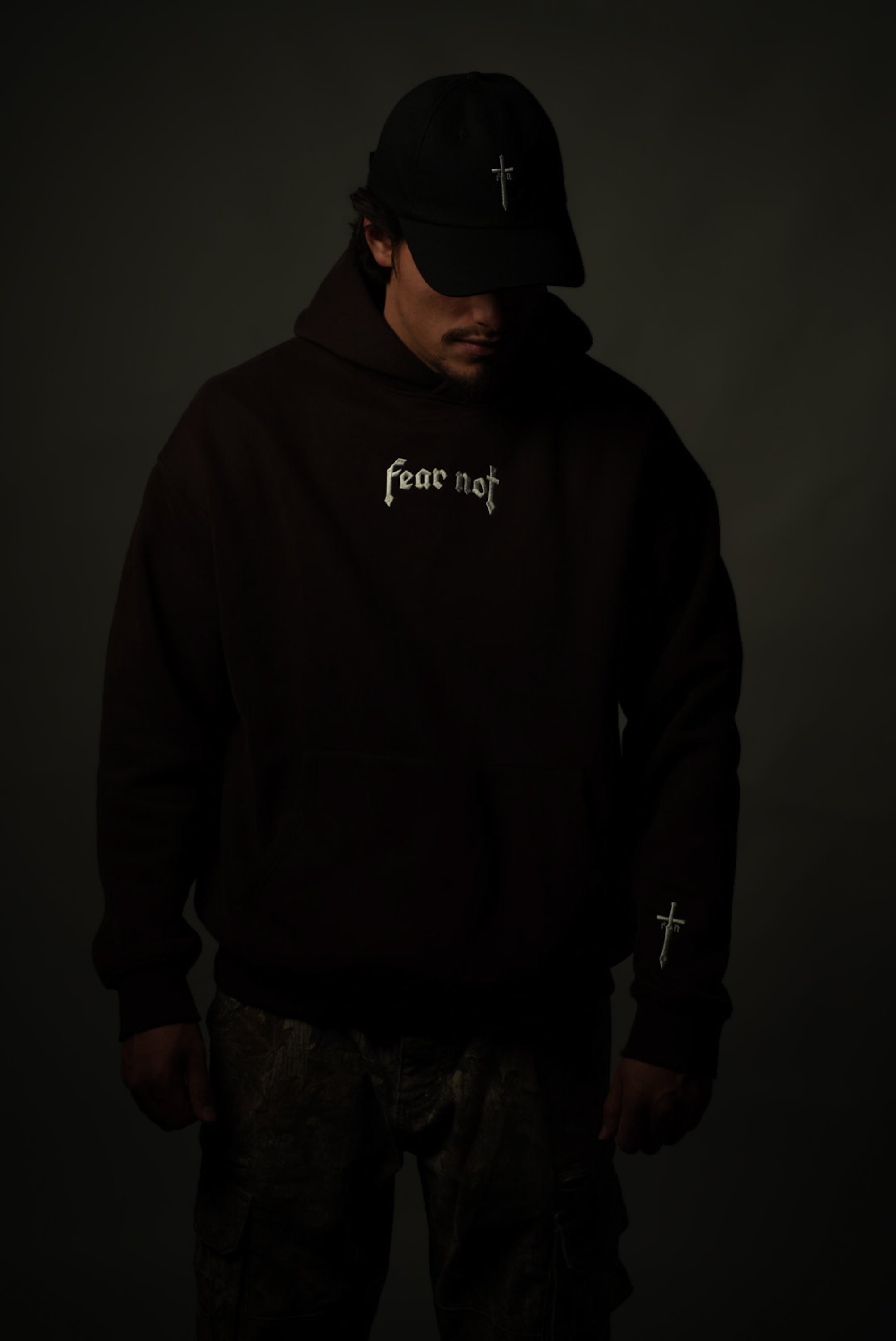 Fear Not Originals Hoodie - Dark Brown