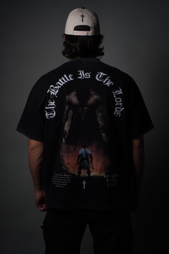 Lords Battle Tee Washed - Washed Black