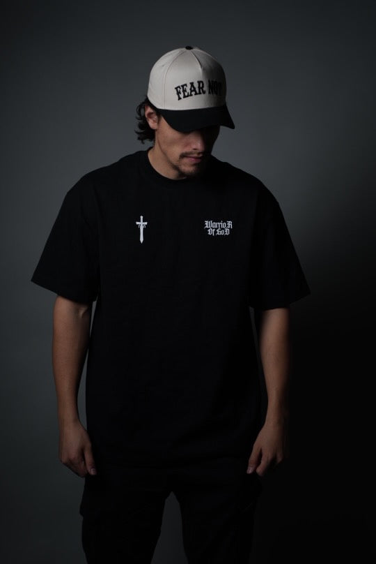 Warrior of God Tee Washed Black