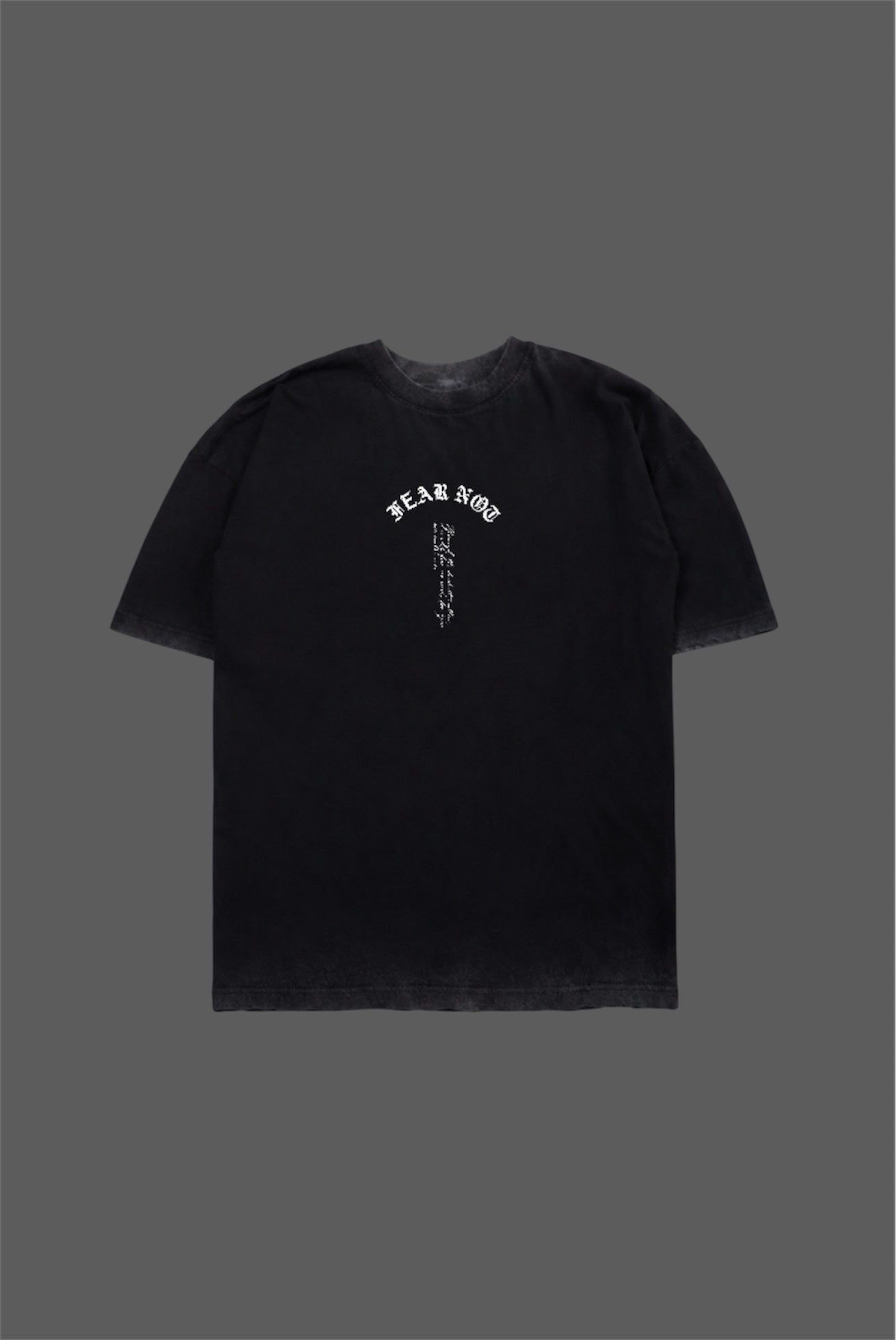 Fear No Flame “Premium” Tee - Fade Black