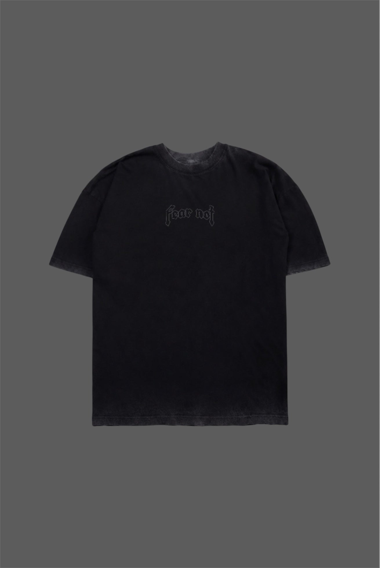 Fear No Evil “Premium” Tee - Fade Blackout