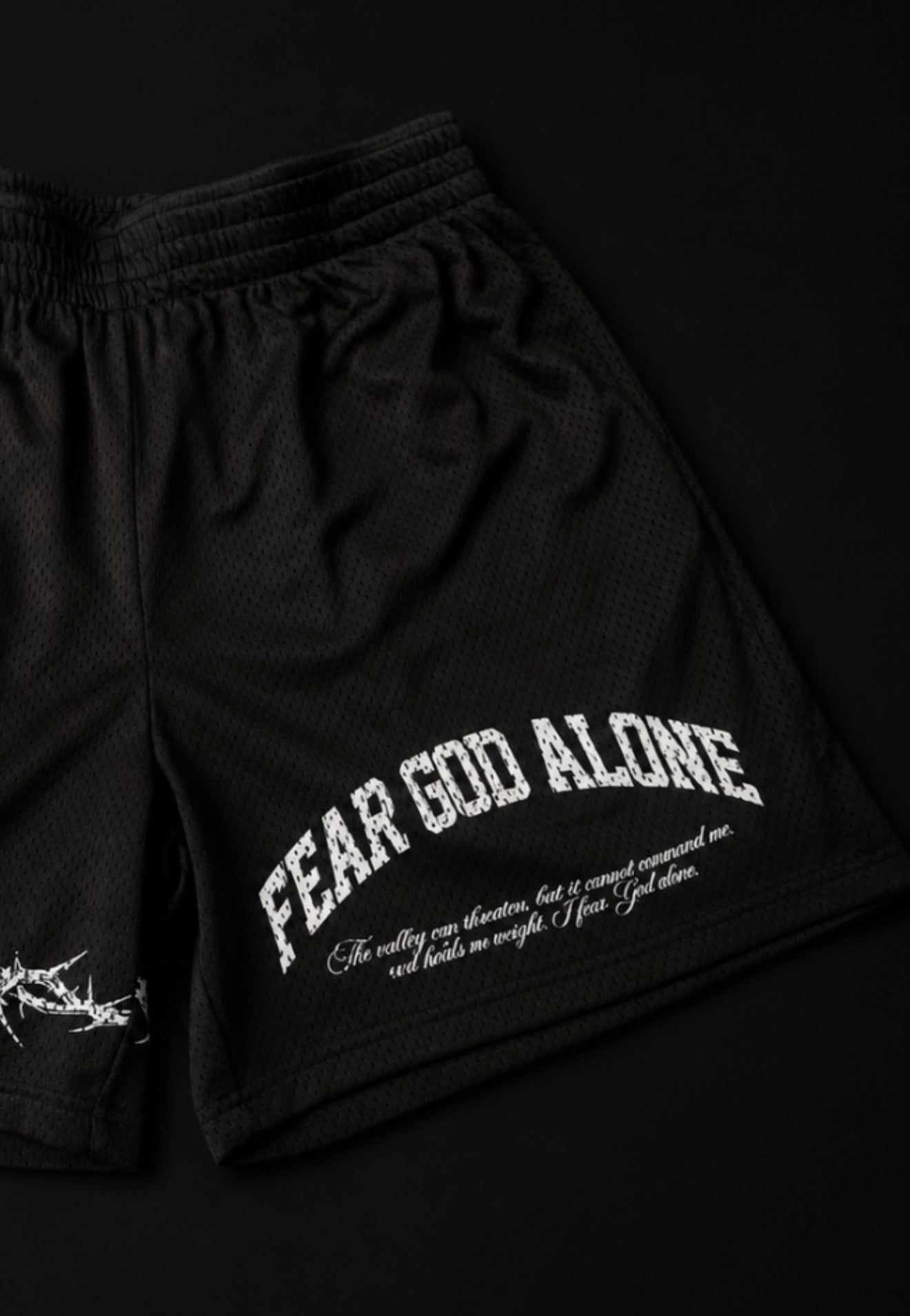 Fear God Alone Mesh Shorts - Black