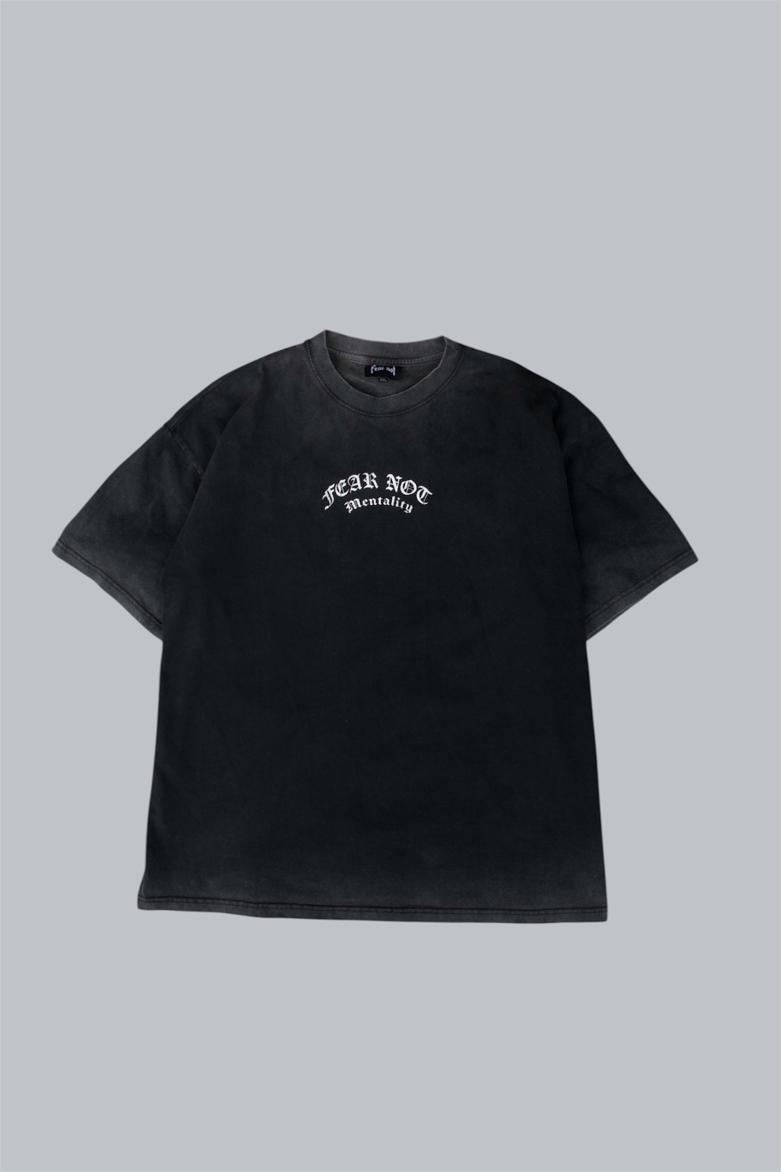 “Jesus is King” tee - Fade Black