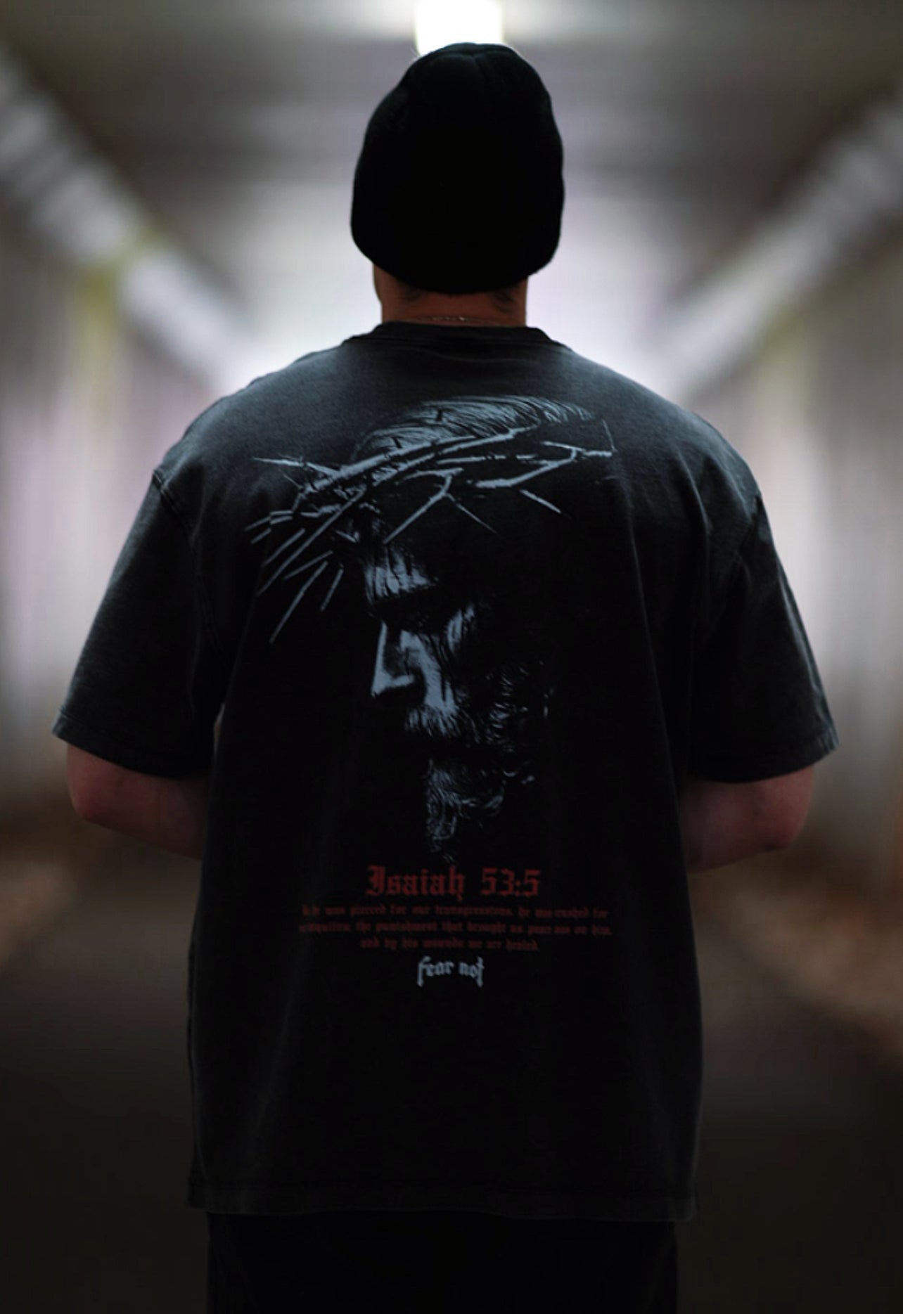 REDEEMED "PREMIUM" TEE - WASHED BLACK