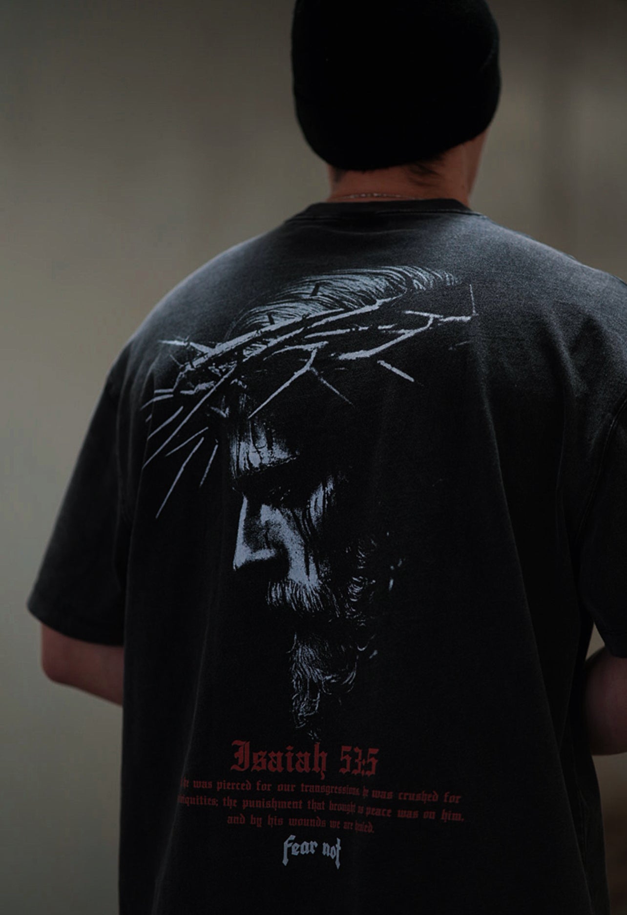 REDEEMED "PREMIUM" TEE - WASHED BLACK