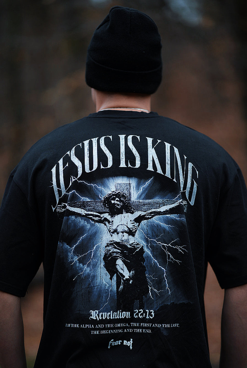 JESUS IS KING Tee - Black