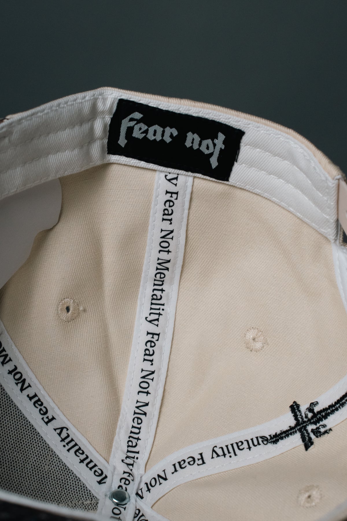 Feder Not Fear Not Panel Hat – Fear not mentality